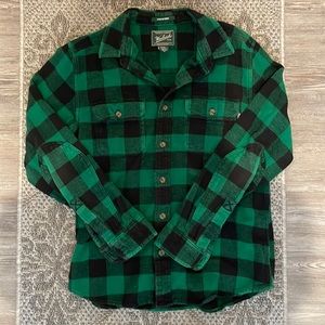 Wool rich mens flannel